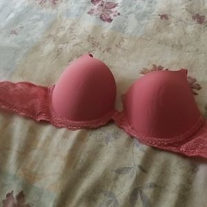 Calvin Klein bra 36C pushup style in flamingo  col